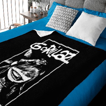 Discover Gorillaz Noodle Baby Blankets