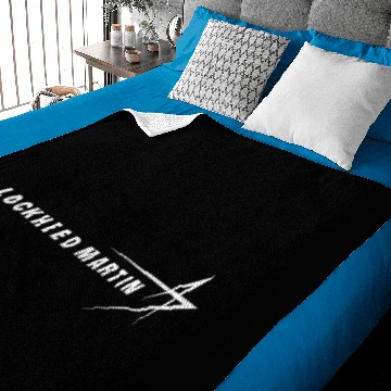 Discover Lockheed Martin White Logo US Aviation Defense Baby Blankets