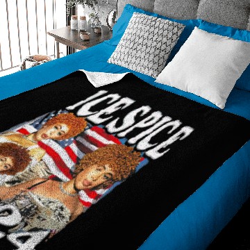 Discover Vintage Ice Spice 2024 Baby Blankets