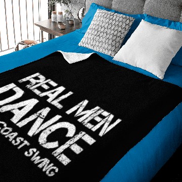 Discover Real Men Dance West Coast Swing Baby Blankets