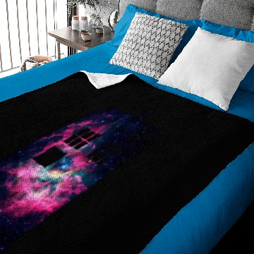 Discover Galaxy Tardis Baby Blankets