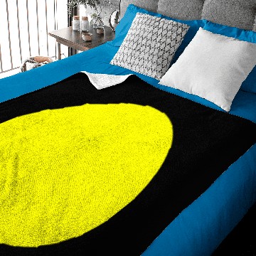 Discover Yellow Circle Baby Blankets