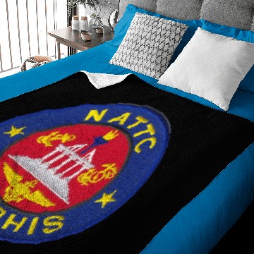 Discover NATTC Memphis US Navy Logo Baseball Jerseys Baby Blankets