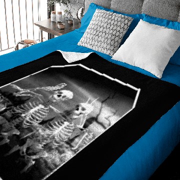 Discover Skeleton Selfie Baby Blankets