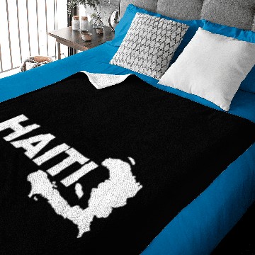 Discover haiti map Baby Blankets