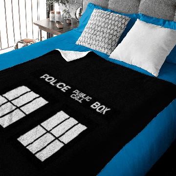 Discover TARDIS PHONE BOOTH Baby Blankets