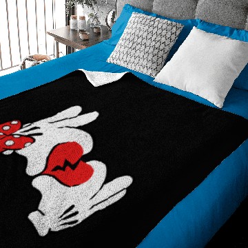 Discover Mickey Broken Heart 2 Baby Blankets