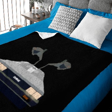 Discover Delorean Time machine Baby Blankets