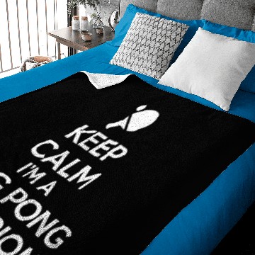 Discover Keep Calm Ping Pong Baby Blankets