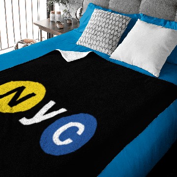 Discover NYC Subway Baby Blankets