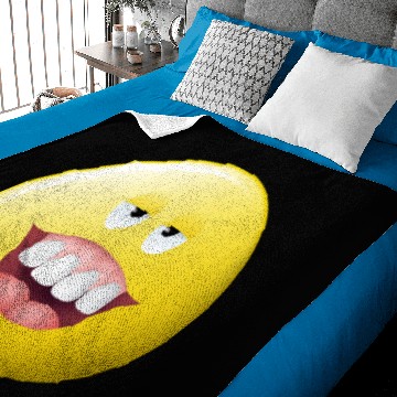 Discover Stupid Smiley Face Baby Blankets