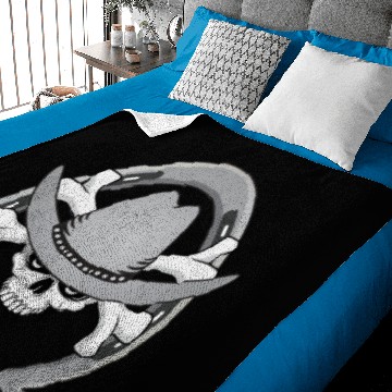Discover Cowboy Skull Horseshoe Baby Blankets