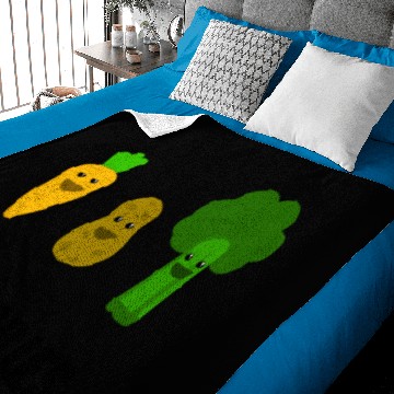 Discover Eat your vegetables! Baby Blankets