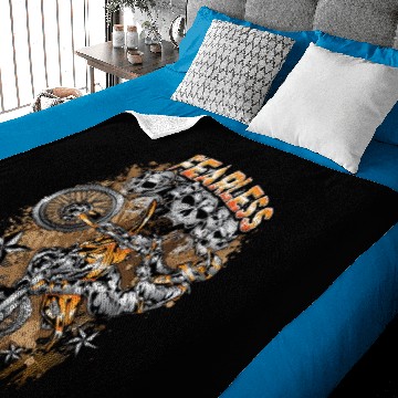 Discover Fearless Motocross KTM Baby Blankets