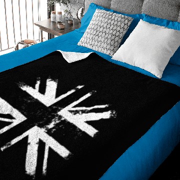 Discover Grungy Union Jack Baby Blankets