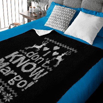 Discover Christmas, i dont know margo, margo ugly Baby Blankets