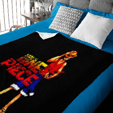 Discover burn luffy Baby Blankets