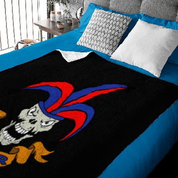 Discover skull joker Baby Blankets