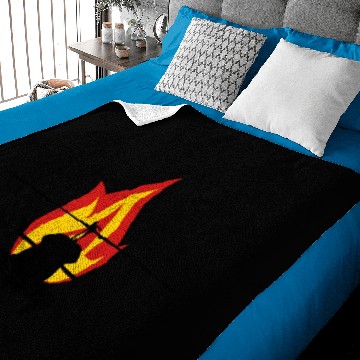 Discover Chopper flame Baby Blankets
