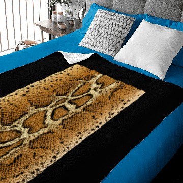 Discover Snake Skin Lightbrown Baby Blankets