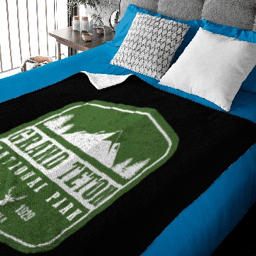 Discover Grand Teton National Park Baby Blankets