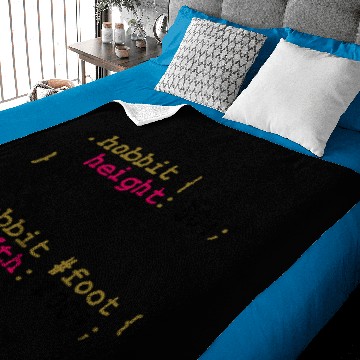 Discover The Hobbit Code Baby Blankets