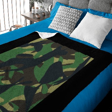 Discover Woodland camouflage Baby Blankets
