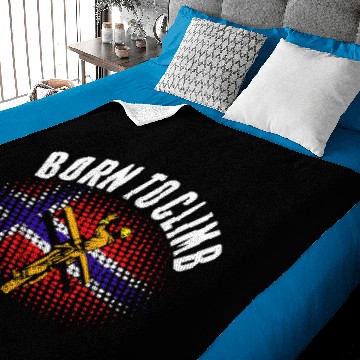 Discover Born To Climb Norwegian Lineman Baby Blankets