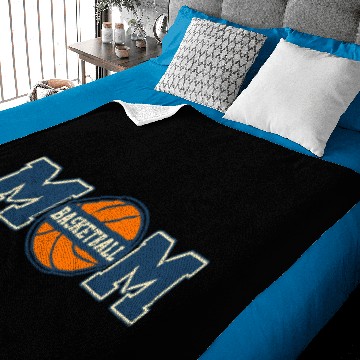 Discover Basketball Mom Baby Blankets