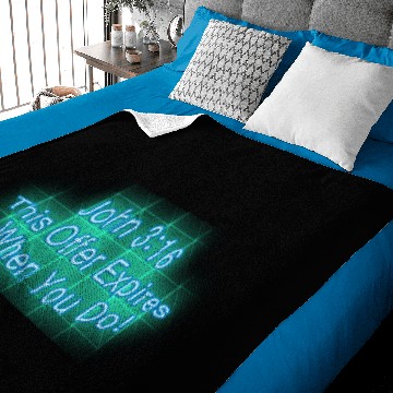 Discover John 3:16 Expires Baby Blankets