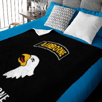 Discover Airborne Bastogne Baby Blankets