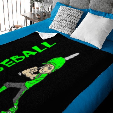 Discover BASEBALL BOY BAT Baby Blankets