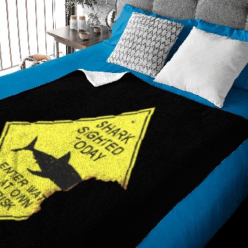 Discover Shark attack panel Baby Blankets