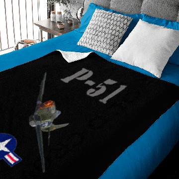 Discover P-51 Old Crow Baby Blankets