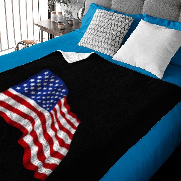 Discover waving american flag Baby Blankets