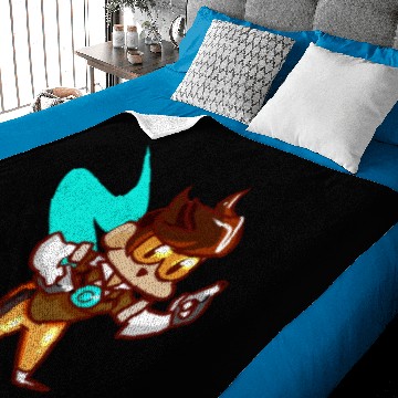 Discover Tracer Chibi Baby Blankets
