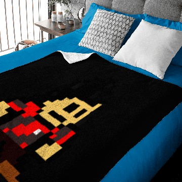 Discover Kuna Mega Man Logo Premium Baby Blankets