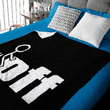 Discover fuck off black Baby Blankets