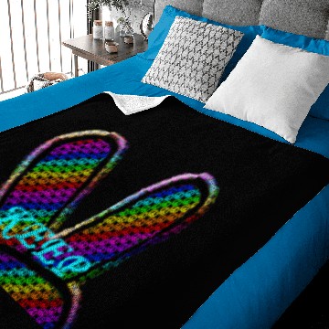 Discover peace-sign multi color wi Baby Blankets
