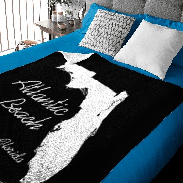 Discover Atlantic Beach, Florida - FL, White Baby Blankets