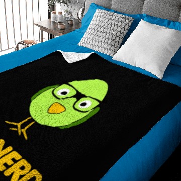 Discover Bird Nerd Baby Blankets
