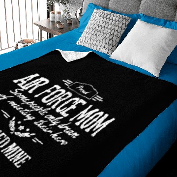 Discover Air Force Mom Baby Blankets