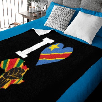 Discover Congo Black Power Baby Blankets