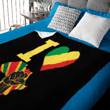 Discover Congo Black Power Baby Blankets