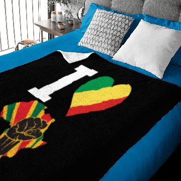 Discover Congo Black Power Baby Blankets