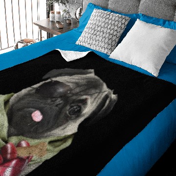 Discover The Phantom Pug Baby Blankets