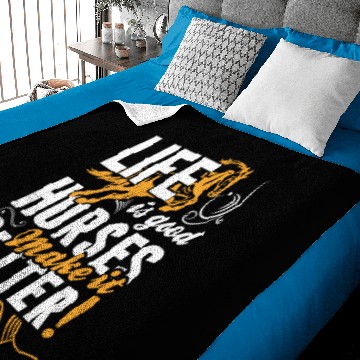 Discover Life Is Good Horses Make It Better Baby Blankets