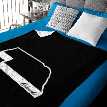 Discover 3D Nebraska State Baby Blankets