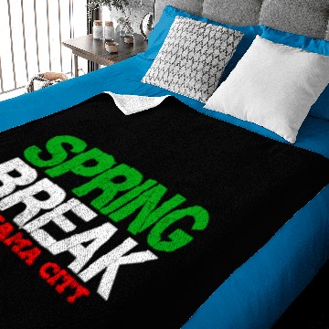 Discover SPRING BREAK PANAMA CITY Baby Blankets
