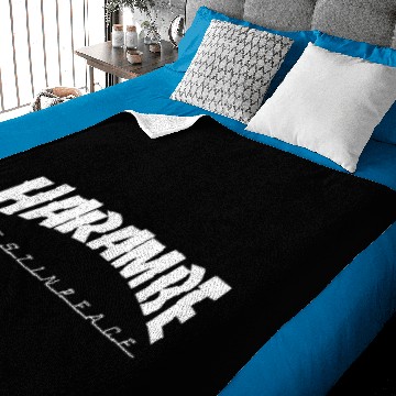 Discover harambe rest in peace Baby Blankets